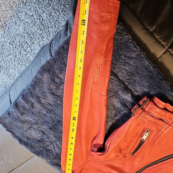 Red Leather Jacket - Picture 13 of 16